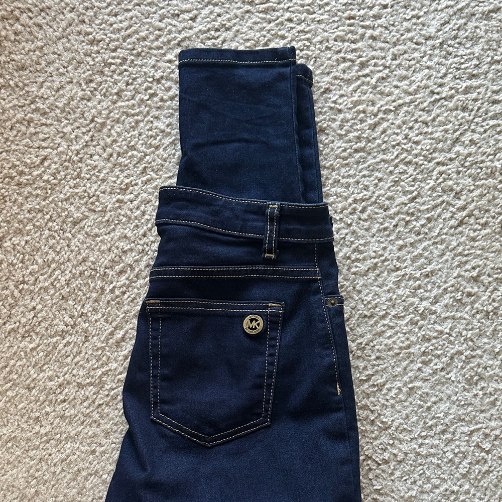 Michael Kors Women's Dark Blue Skinny Jeans